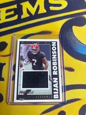2024 Panini Encore - Winning Materials Bijan Robinson #WM-BRN /199 (MEM)