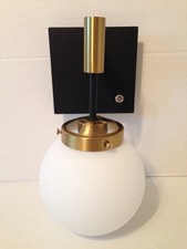 Black Gold Rechargeable Battery Operated Wall Sconce Set of 2