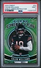 2024 TOPPS FINEST DEBUT GREEN REFRACTOR #D2 CALEB WILLIAMS ROOKIE RC 59/75 PSA 9