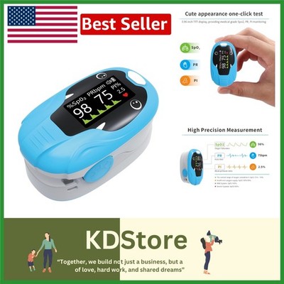 Children's Fingertip Pulse Oximeter for Kids SPO2 & Heart Rate Monitor, 20 Me...