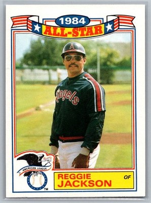 1985 Topps #19 Reggie Jackson Glossy All-Stars