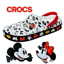 CROCS x Disney Mickey Minnie Off Court Clog w/ Jibbitz Men  s Sz 10