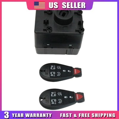 For Dodge Chrysler Jeep Wireless Ignition Node Module with Two keys 68210156AB
