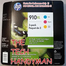 3-PACK HP GENUINE 910XL COLOR INK (NO RETAIL BOX) OFFICEJET 8015 8015e 8022