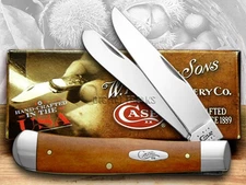 Case xx Knives Trapper Smooth Chestnut Bone Handle Pocket Knife Stainless 28707
