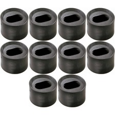 Pack Of 10 x Cable Gland Insert Black M25 For Flat 4mm 2.5 - 6mm T+E Wiska