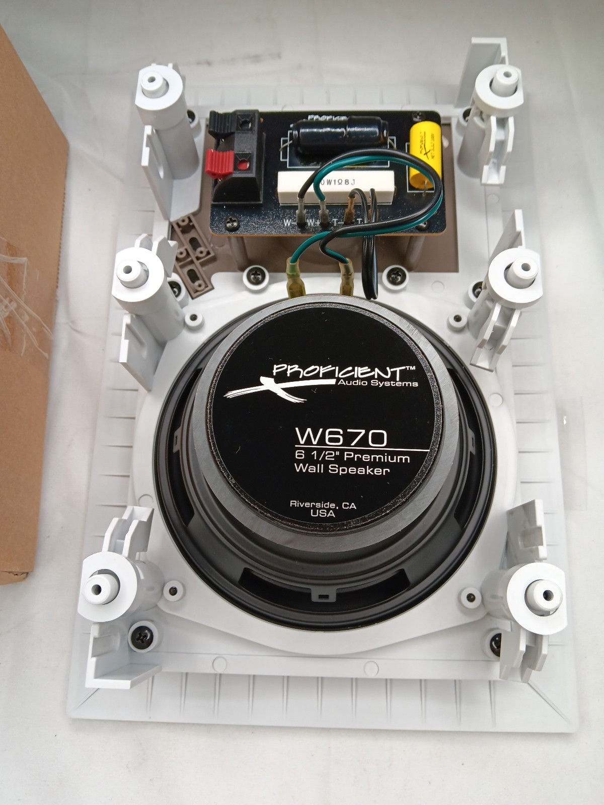 Proficient W670 In-wall Speaker 6 1/2" 2-way WHITE