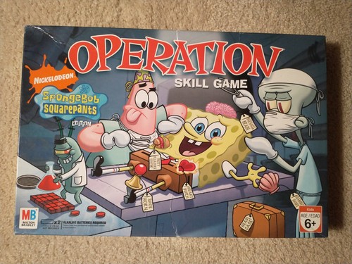 2007 MB Nickelodeon SpongeBob SquarePants Edition Operation Skill Game Complete - Picture 5 of 20