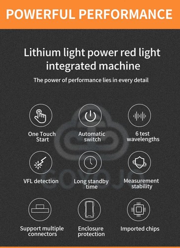All-in-one Optical Fiber Light Decay Tester Power Meter Red High-Precision - 第 6/20 張圖片