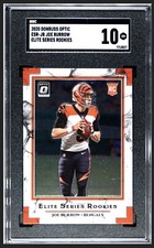 2020 Donruss Optic JOE BURROW Elite Series Rookies RC SGC 10 ESR-JB Bengals
