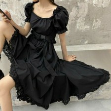 Ragazza Lolita Goth Abito IN