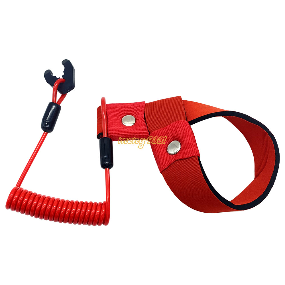 Start Stop Kill Switch With Tether Lanyard For Kawasaki Jet Ski JF650 TS 1989-1996 - Replaces 27004-3709, 27004-3714