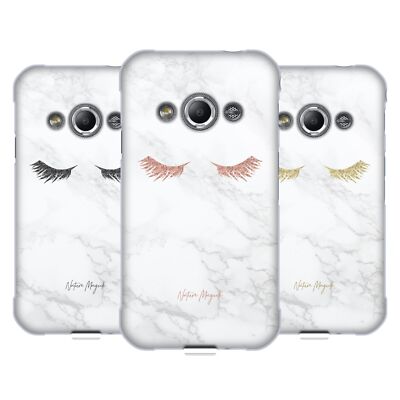 OFFICIAL NATURE MAGICK MARBLE GLITTER EYELASHES GEL CASE FOR SAMSUNG PHONES 4
