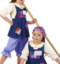 Costume Dansco Dance Halloween Hard Knock Life Annie Cinderella Child XL NEW