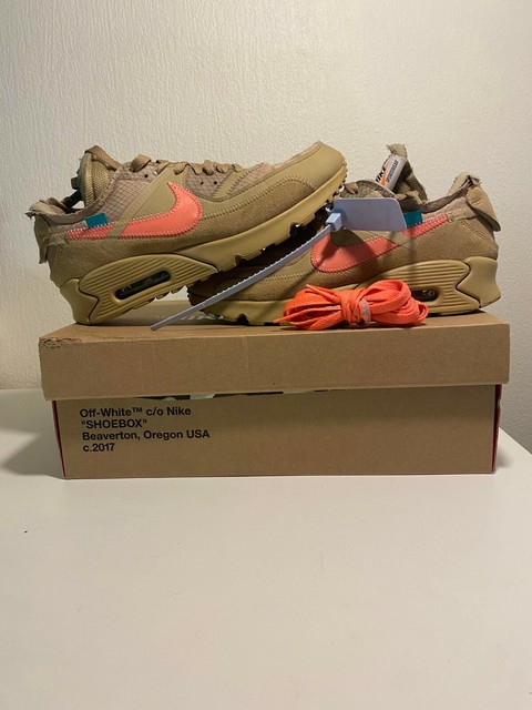 OFF-WHITE x Nike Air Max 90 Desert Ore Dropping Next Year • KicksOnFire.com