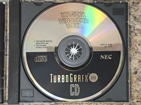Magical Dinosaur Tour (TurboGrafx-CD, 1990) Authentic & Complete with Case!