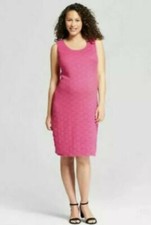 Ingrid  Isabel Womens Maternity Sleeveless Berry Lace Tank Dress New with Tags