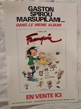FRANQUIN . AFFICHE PROMO LE LIVRE D'OR DE FRANQUIN . 1982 . ( AZ48 )