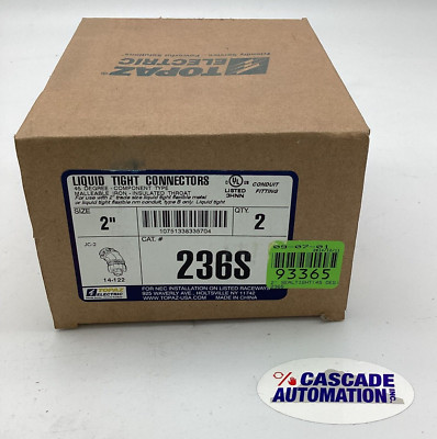 TOPAZ 2'' 236S LIQUID TIGHT CONNECTORS 45 DEGREE COMPONENT TYPE (QTY OF 2)