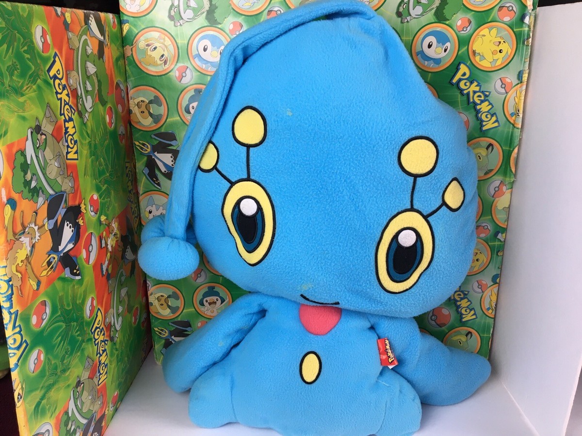 Pokemon Plush Manaphy Advanced 2007 HUGE Pillow Cushion Stuffed