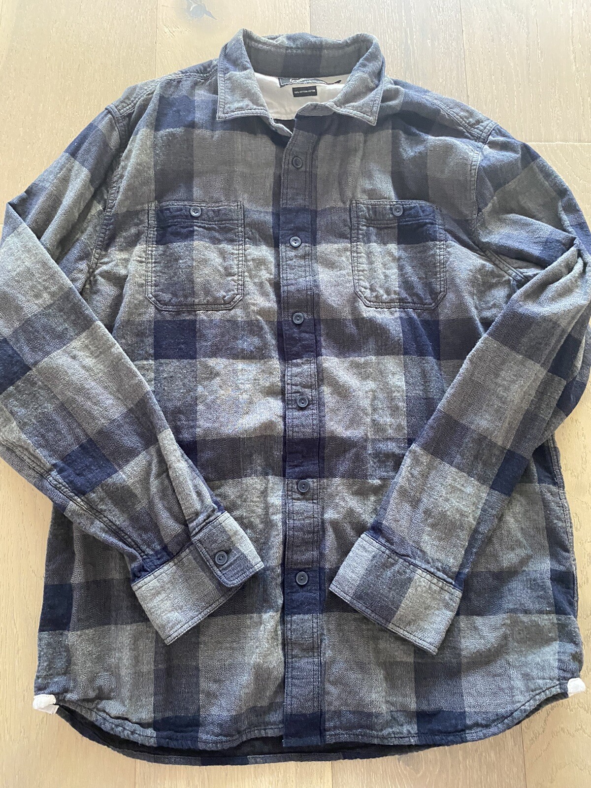 Grayers Heritage Flannels Plaid Button Front Shir… - image 1
