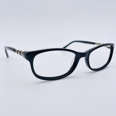 SPECSAVERS Brille SCHWARZ CAT EYE QUADRATISCH Brillengestell MOD: ABGERIEBEN