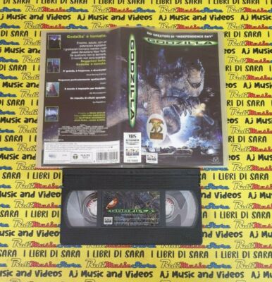 VHS Film Godzilla Jean Reno Matthew Broderick 1998 UNIVIDEO 72222(F122)no dvd 2*