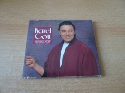 Single CD Karel Gott - Es muss ja nicht der Himmel sein - 1990 - RARE