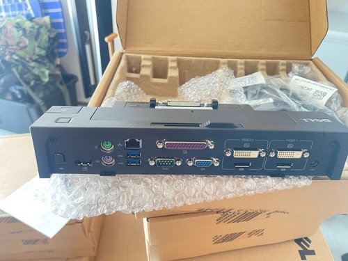 Dell PR02X E-Port Plus II USB 3.0 Docking Station Replicator with AC Adapter - Afbeelding 3 van 3
