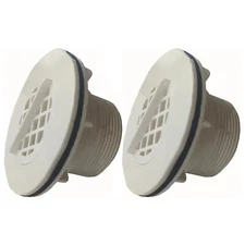 2X Threaded Inlet Strainer Kit For Above Ground Pool Setup&Pool Sand Filter Pump