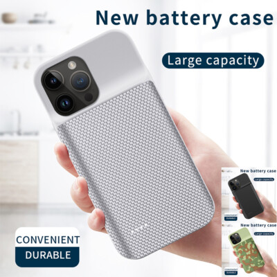 Coque Batterie Pour Iphone Se 2020 7 8 6S 6, [6000Mah] Chargeur Rechargeable Batterie Externe