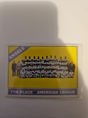 1966 TOPPS CALIFORNIA ANGELS TEAM CARD #131 VG/EX COMBINED SHIPPING
