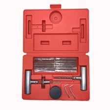 Tire Repair Tool Kit - Professional Plug Kit for Punctures, with Case & Accessor