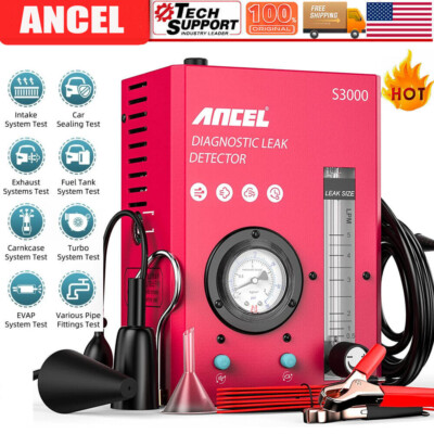 ANCEL S300 Car EVAP Smoke Machine Leak Detector Fuel Pipe System Diagnostic Test