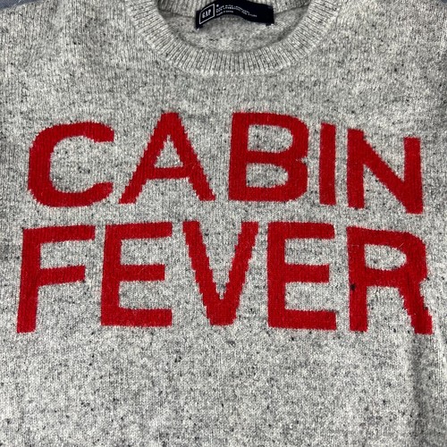 Gap Sweater Mens Small Cabin Fever Gray 