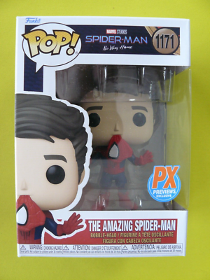 アメコミ Funko Pop! The Amazing Spider-Man 1171 Amazing Spider-Man Unmasked - PX Exclusive - Funko Pop