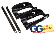 Thule 591 Pro Ride Bike Cycle Carrier | Wheel Holder Tray & Tie Buckle Strap x2