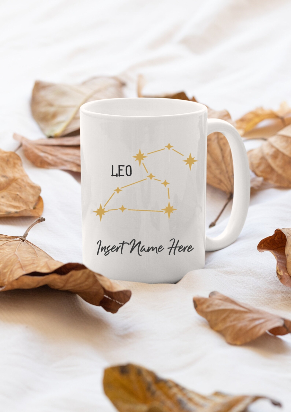 Leo Personalized Star Sign Mug