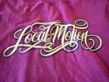 Local Motion Hawaii surfboard MAROON/burgundy short-sleeve T-SHIRT MENS XXL 2XL