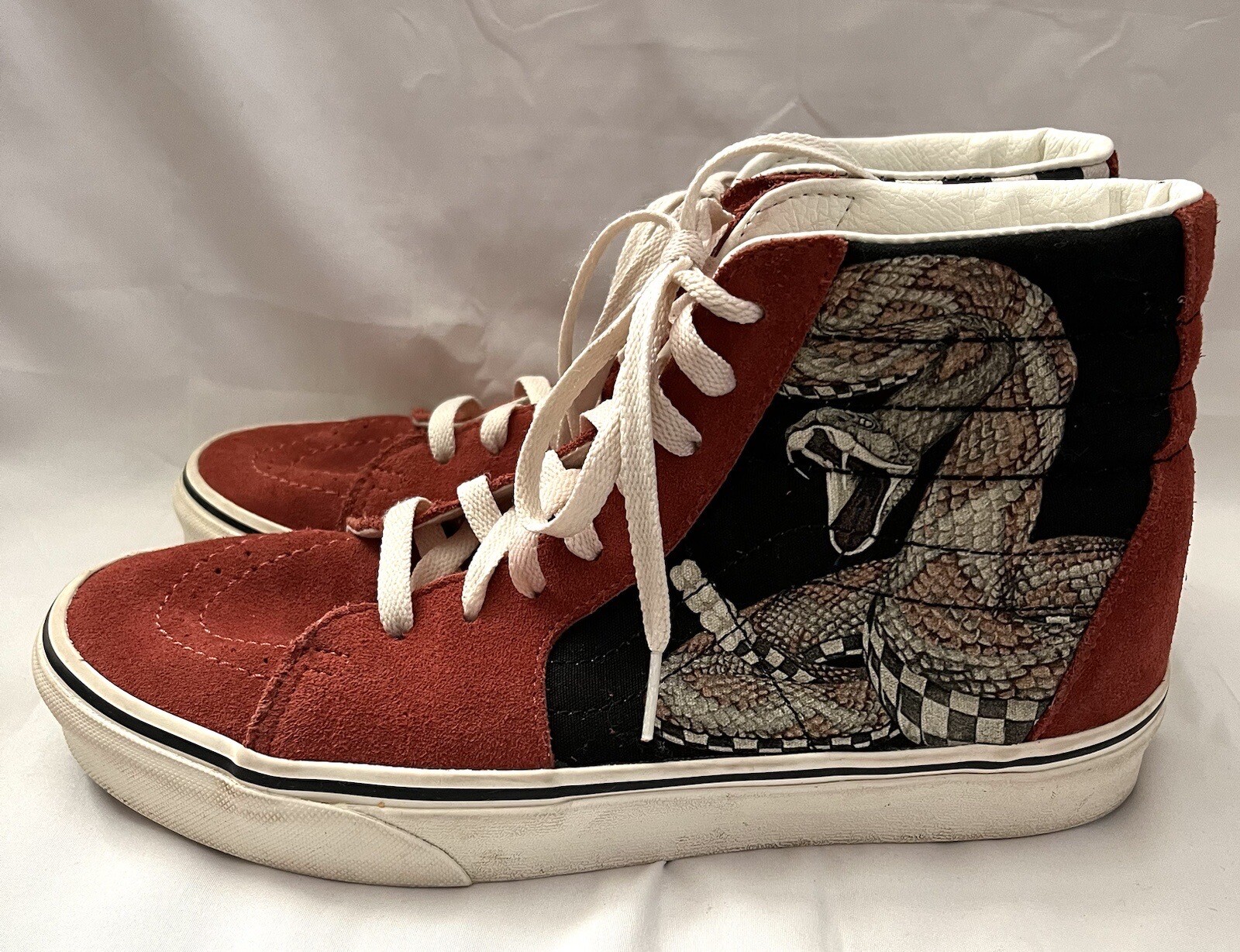 Vans Rattlesnake Desert Snake Sk8Hi Sneakers Chili O… Gem