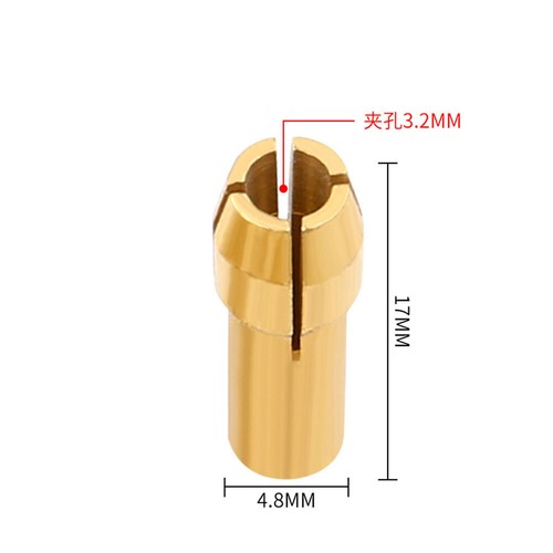 0,5 mm bis 3,2 mm Messingbohrer Spannfutter Spannfutter für Dremel Typ rotierende Werkzeuge - Bild 15 von 15