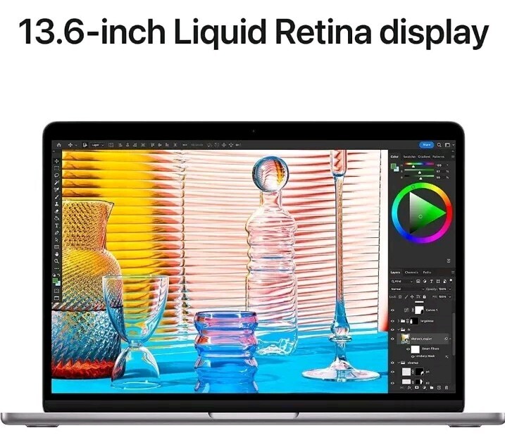 Apple MacBook Air 13.6'' 256GB Apple M2 Laptop - Silver MLXY3LL/A