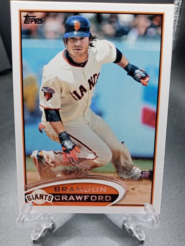 2012 Topps #649 Brandon Crawford San Francisco Giants - Picture 1 of 2