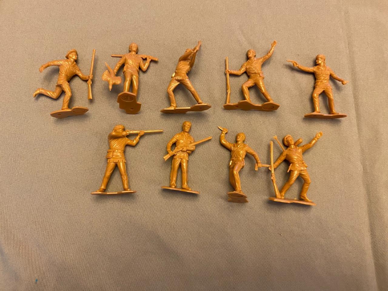 MARX Tin Litho BarMRanch playset with accessories & Boonesborough