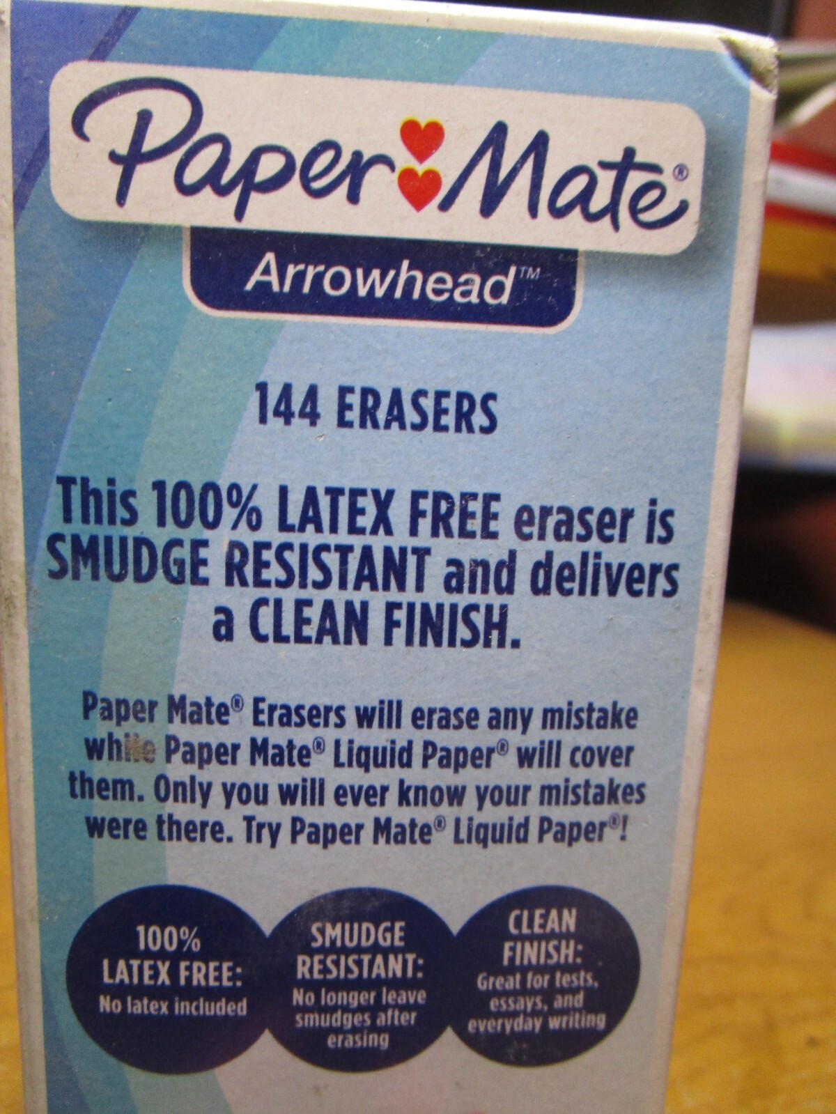 Eraser Arrowhead Caps 1 Gross/Box QTY 144