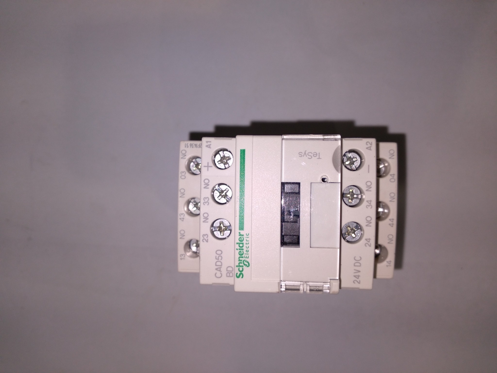 Schneider Electric CAD50BD TeSys Control Relay 5NO 24VDC LAD4TBDL Suppressor