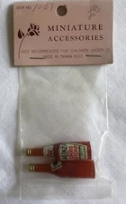 Dollhouse Miniature Accessories Replica Bottle of Heinz Ketchup
