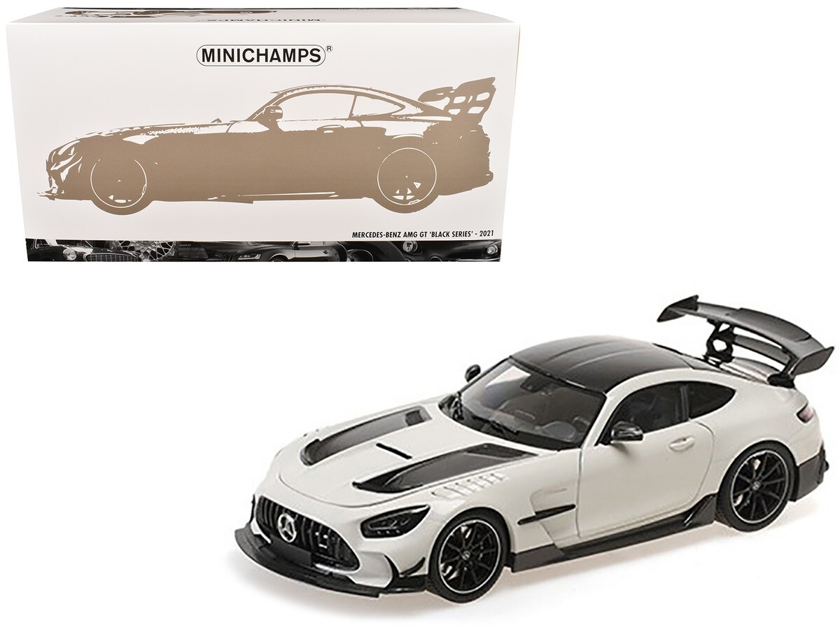 Minichamps 2021 Mercedes-Benz AMG GT Black Series White 1/18