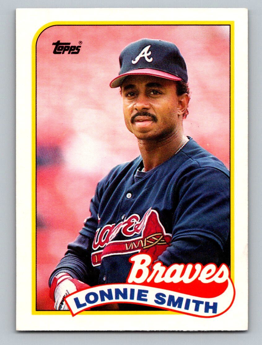 1989 Topps Traded #114T Lonnie Smith Atlanta Braves Baseball Card | eBay