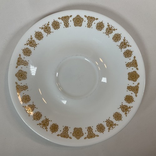 8 Piece Vtg Corelle by Corning “Butterfly Gold” 6.25" Saucer Plate Made U.S.A. - Picture 2 of 9